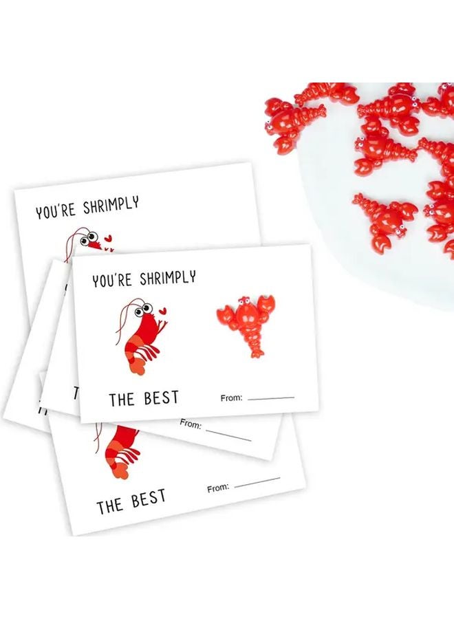 Lobster Greeting Card With Resin Lobster 1pc Set For Birthday Gifts - Image 2