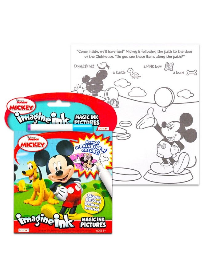 Bendon 12 Mess Free Coloring Books with Mini No Mess Markers - Imagine Ink Coloring Activity Bundle for Toddlers, Kids Ages 3 4 5 6 (72 Messless Coloring Pages with Mickey, Bluey, Peppa Pig) - Image 2