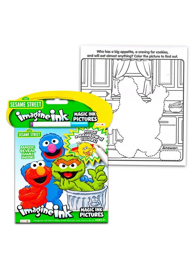 Bendon 12 Mess Free Coloring Books with Mini No Mess Markers - Imagine Ink Coloring Activity Bundle for Toddlers, Kids Ages 3 4 5 6 (72 Messless Coloring Pages with Mickey, Bluey, Peppa Pig) - Image 3