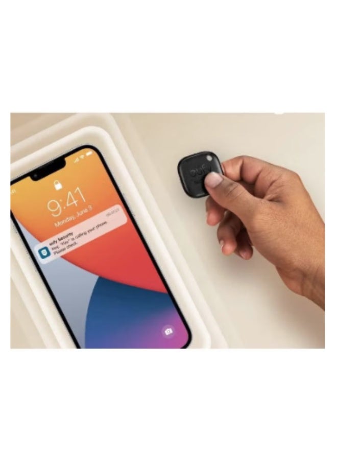 إيوفي جهاز Eufy Smart Track Link للبحث عن العناصر والمفاتيح عبر البلوتوث، يعمل مع تطبيق Find My من Apple (iOS فقط) - T87B0011 - أسود - Image 2
