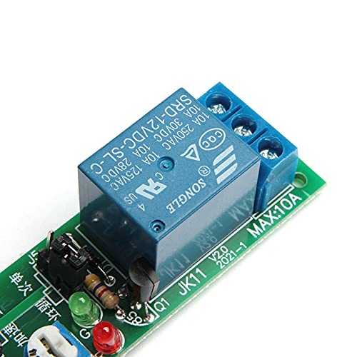 Acxico 2Pcs DC 12V Infinite Cycle Trigger Delay Timing Timer Relay ON Off Loop Module - Image 4