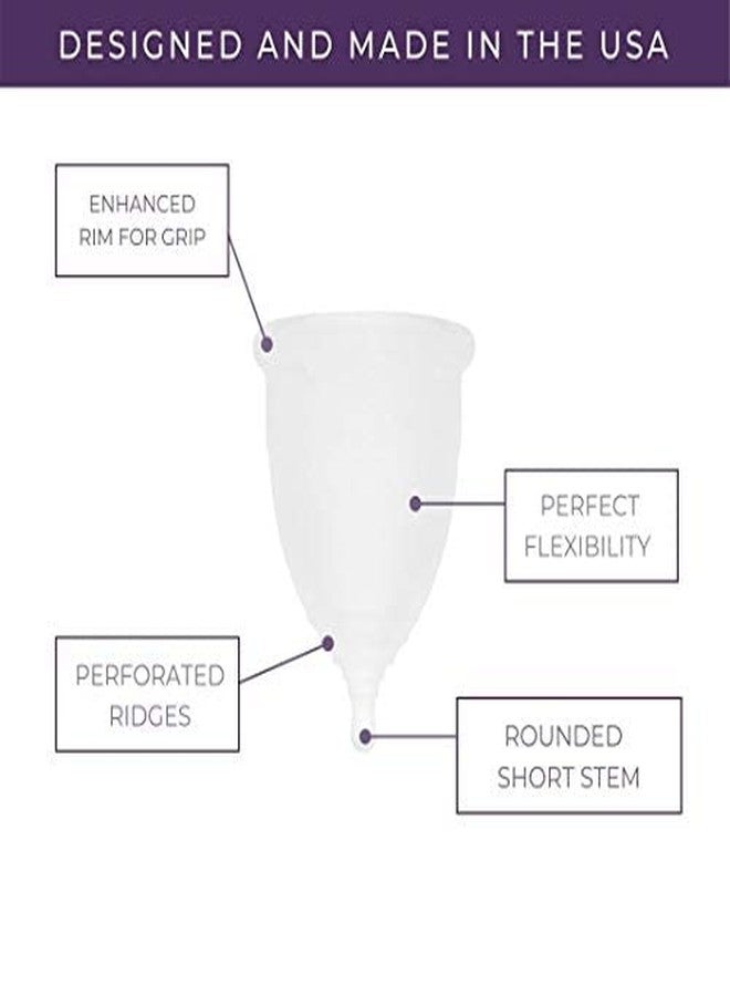 SAFECUP USA - Reusable Menstrual Cup For Women, 100% Medical Grade Silicone, Pops Open, No leakage, US FDA Registered - Medium - Image 4