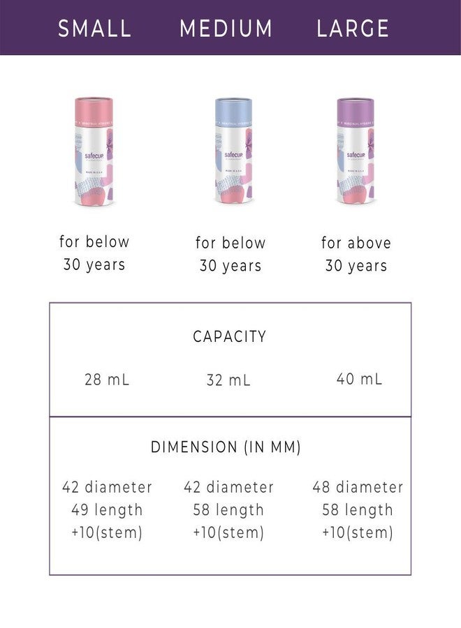 SAFECUP USA - Reusable Menstrual Cup For Women, 100% Medical Grade Silicone, Pops Open, No leakage, US FDA Registered - Medium - Image 5