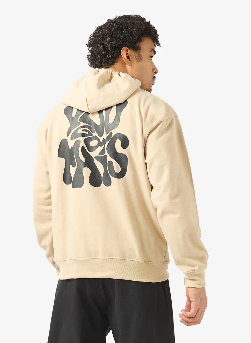 Seventy Five Graphic Print Hoodie