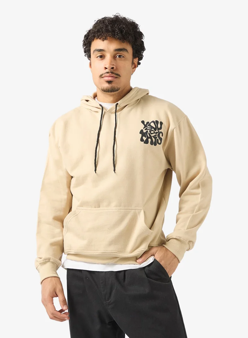 Seventy Five Graphic Print Hoodie