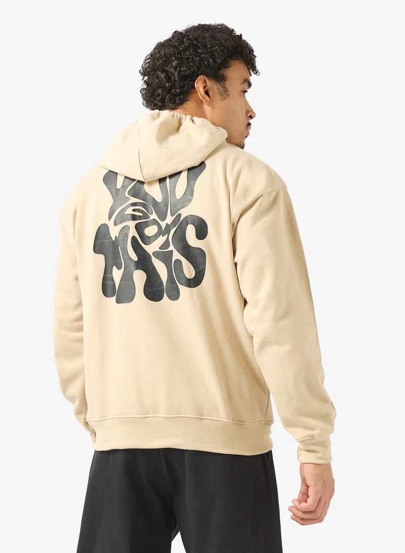 Seventy Five Graphic Print Hoodie