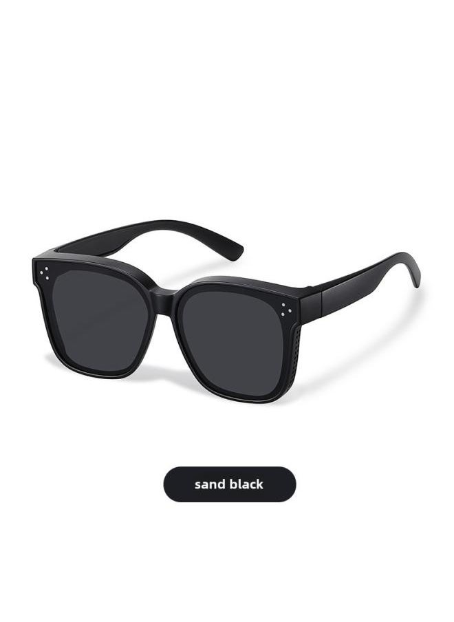 Generic Set Of Glasses Myopia Sunglasses Tide Clip Polarized Anti-ultraviolet Driving Special Ultra-light Short-range Mirror Frame Sunglasses For Women 