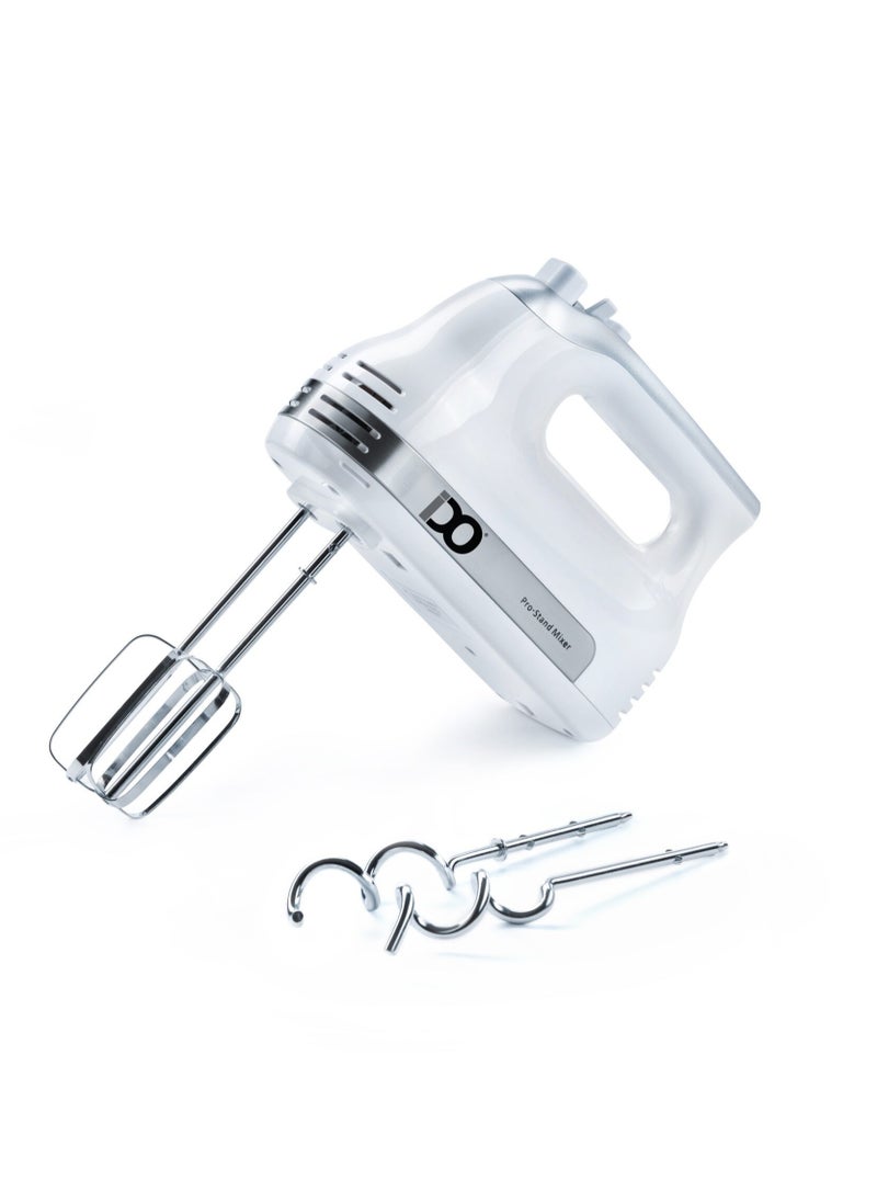 IDO IDO Hand Mixer 500 W with 5 Speeds, White – HM500-WH 