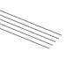 Sutemribor 3mm x 300mm Stainless Steel Model Straight Metal Round Shaft Rods 5 Pieces - Image 3