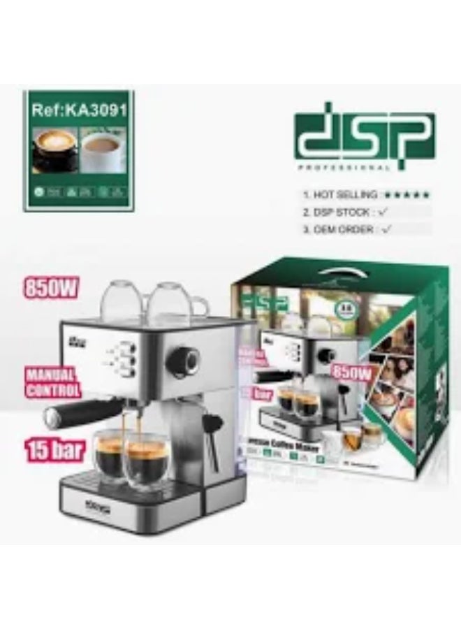 DSP Espresso Coffee Maker 1.8 L - 850 W - Image 1