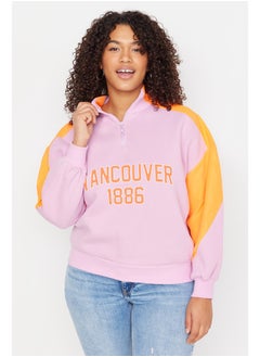 Regular Fit Plus Size Sweatshirt