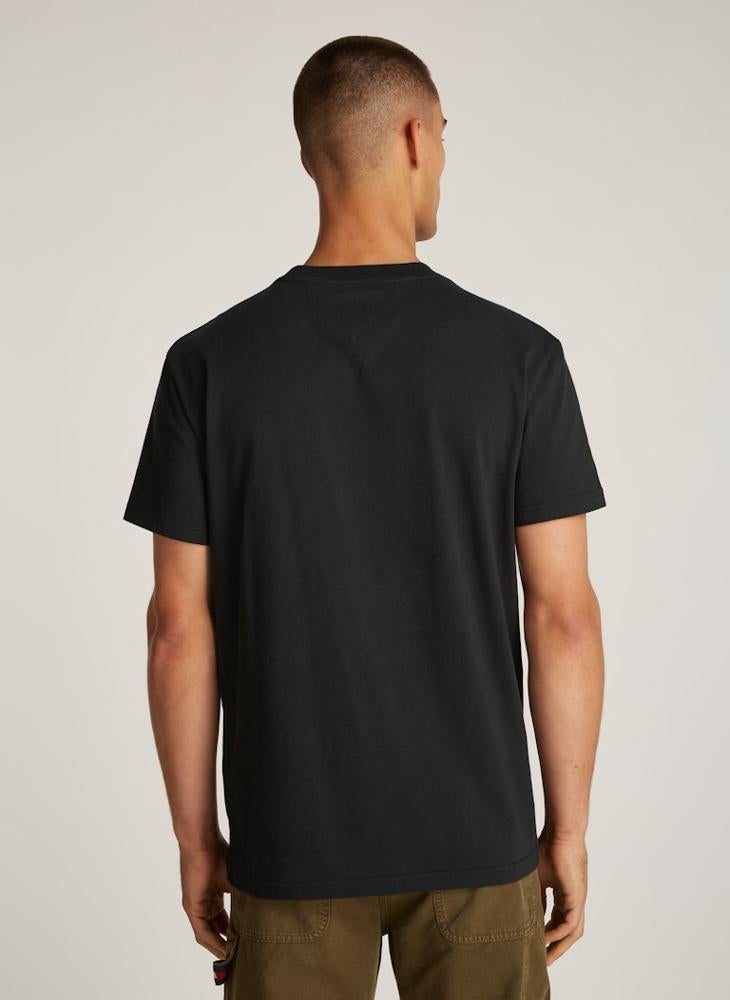 TOMMY JEANS Logo Print  Crew Neck T-Shirt  - Image 2