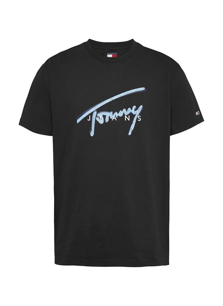 TOMMY JEANS Logo Print  Crew Neck T-Shirt  - Image 5