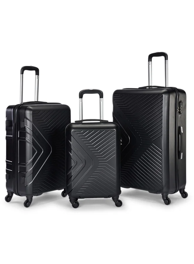 LIMRA Luxury 3-Piece Hardside Luggage Set with Spinner Wheels - Modern Design (20", 24", 28")
