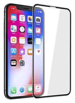 Generic 5D Glass Screen Protector For Iphone XS Max - Black Frame 