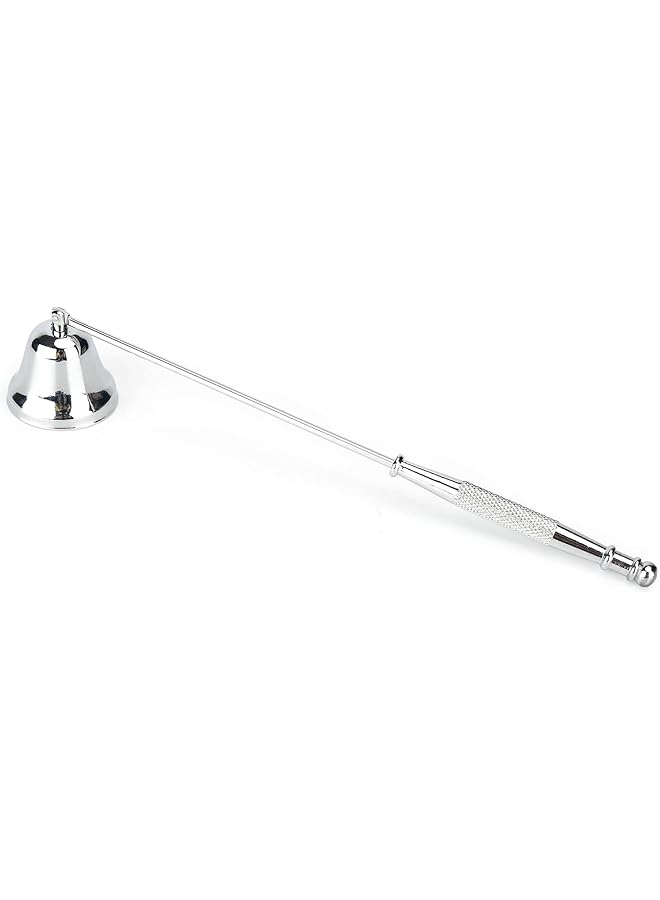 The Bros Candle Snuffer, Candle Snuffers Wick Snuffer Candle Accessory with Long Handle for Putting Out Fire, Extinguish Candle Flame Safely (Silver) - Image 1
