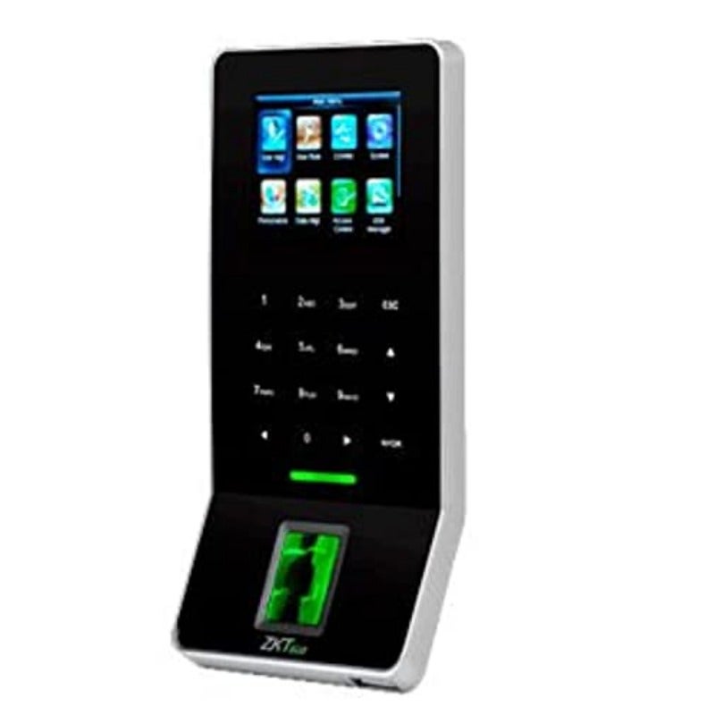 سيكرس ZKT Eco المتقدم للتحكم في الوصول المعزز F22 بمعرف بيومتري سيلكيد، 3000 بصمة، 30000 سجل، اتصال TCP/IP، RS485، يو اس بي مضيف، واي فاي، متوافق مع قارئ Fr1200 و Fr1500 و Fr1500Wp - Image 1