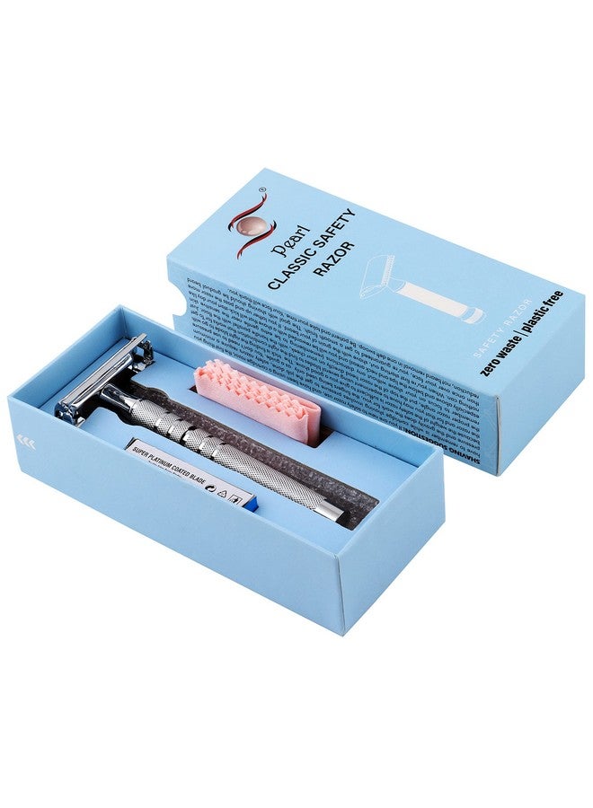 Pearl Shaving Double Edge Butterfly Safety Razor LS-01 (Matt) - Image 2