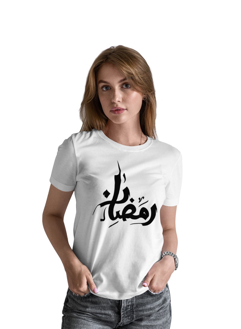 Fashion World Cotton T-shirt Printed with High-quality Ramadan  - Image 1
