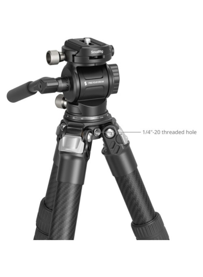 SmallRig Heavy Duty Carbon Fiber Tabletop Tripod Kit 5025 - Image 4