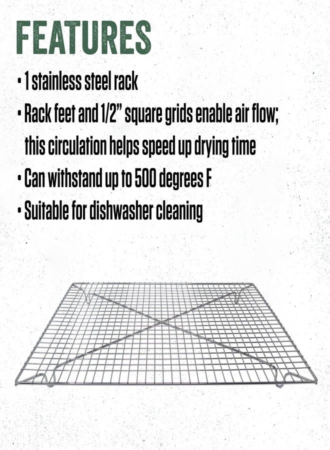 LEM Products 18" by 13" Jerky Rack, Compatible with Jerky Pan, Stainless Steel - Image 4