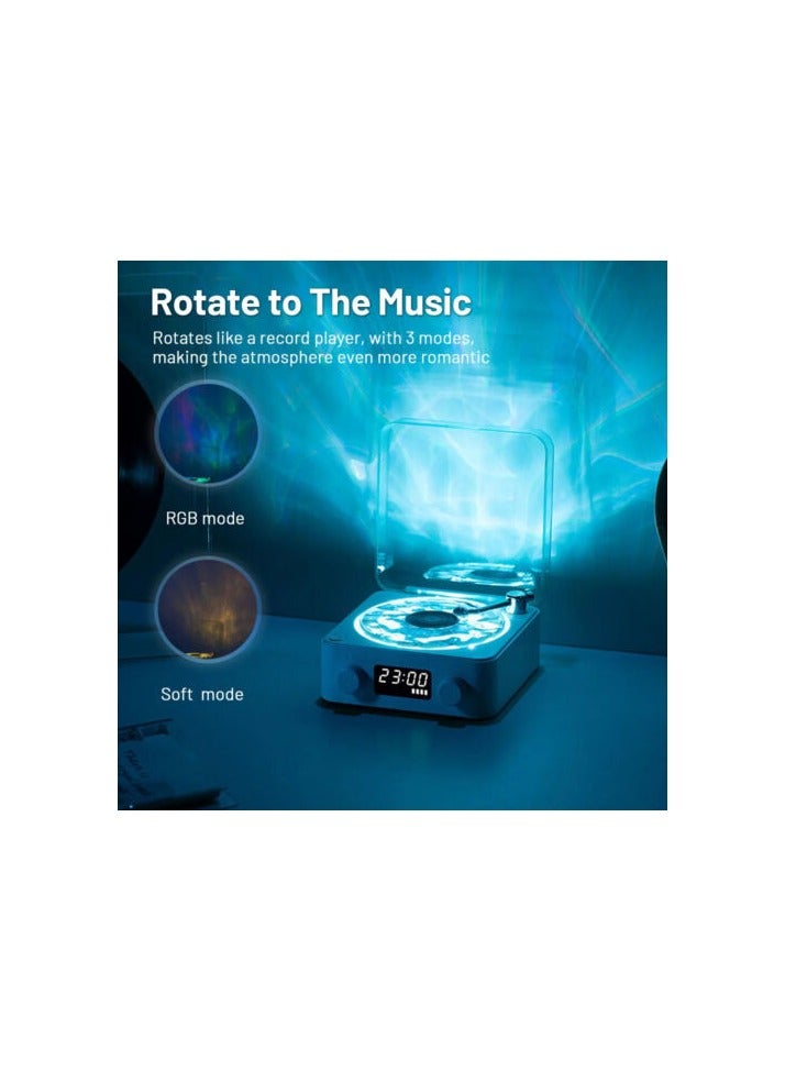 Antica 3-in-1 Gramophone – Vintage Lamp, Bluetooth Speaker & Alarm Clock – Elegant Retro Design for Home & Office - Image 2