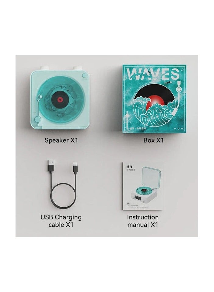 Antica 3-in-1 Gramophone – Vintage Lamp, Bluetooth Speaker & Alarm Clock – Elegant Retro Design for Home & Office - Image 3