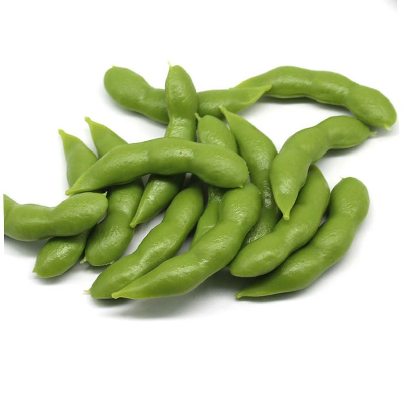 Realistic Plastic Green Bean Food Models 10Pcs for Home Decor Party Display Educational Props - Image 4