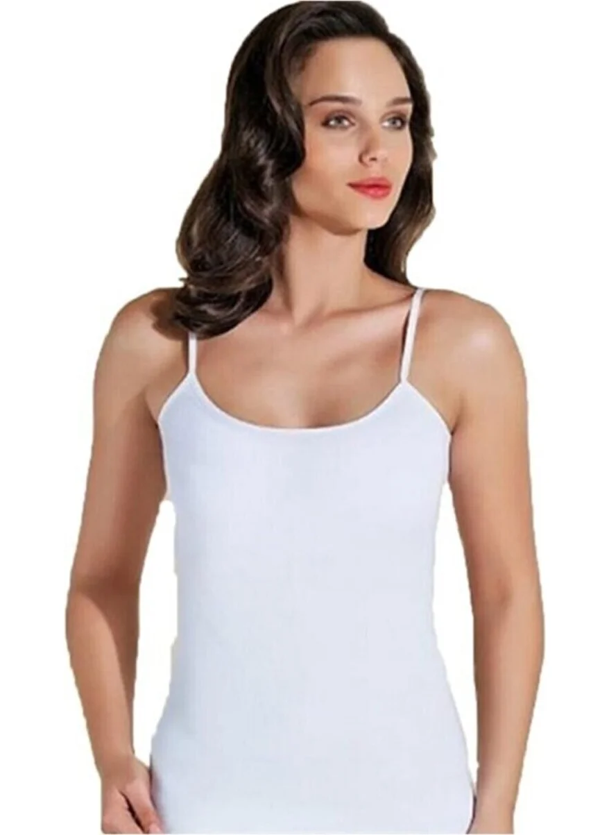 Seher Yıldızı Morning Star Morning Star 6 Pack Women's Ribbed Rope Strap Undershirt