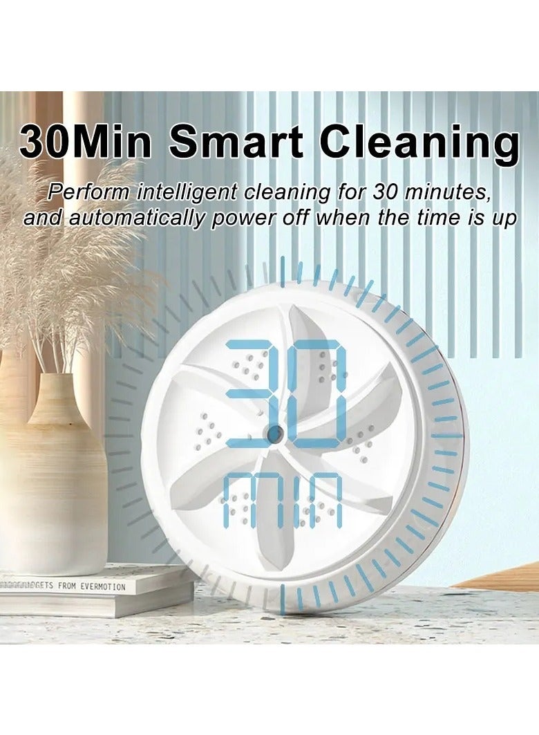 60W High Power Mini Portable Washing Machine for Baby Clothes and Socks Compact Washer for Business Trips and Travel  - Image 4