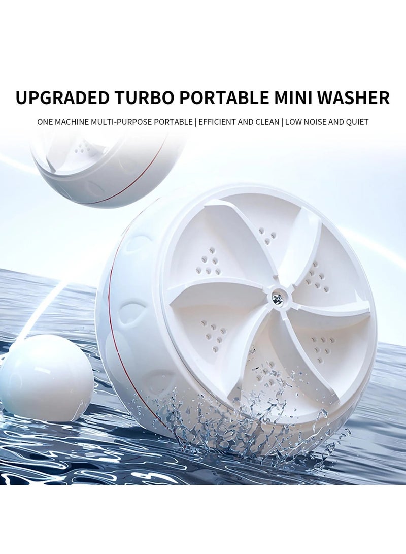 60W High Power Mini Portable Washing Machine for Baby Clothes and Socks Compact Washer for Business Trips and Travel  - Image 3