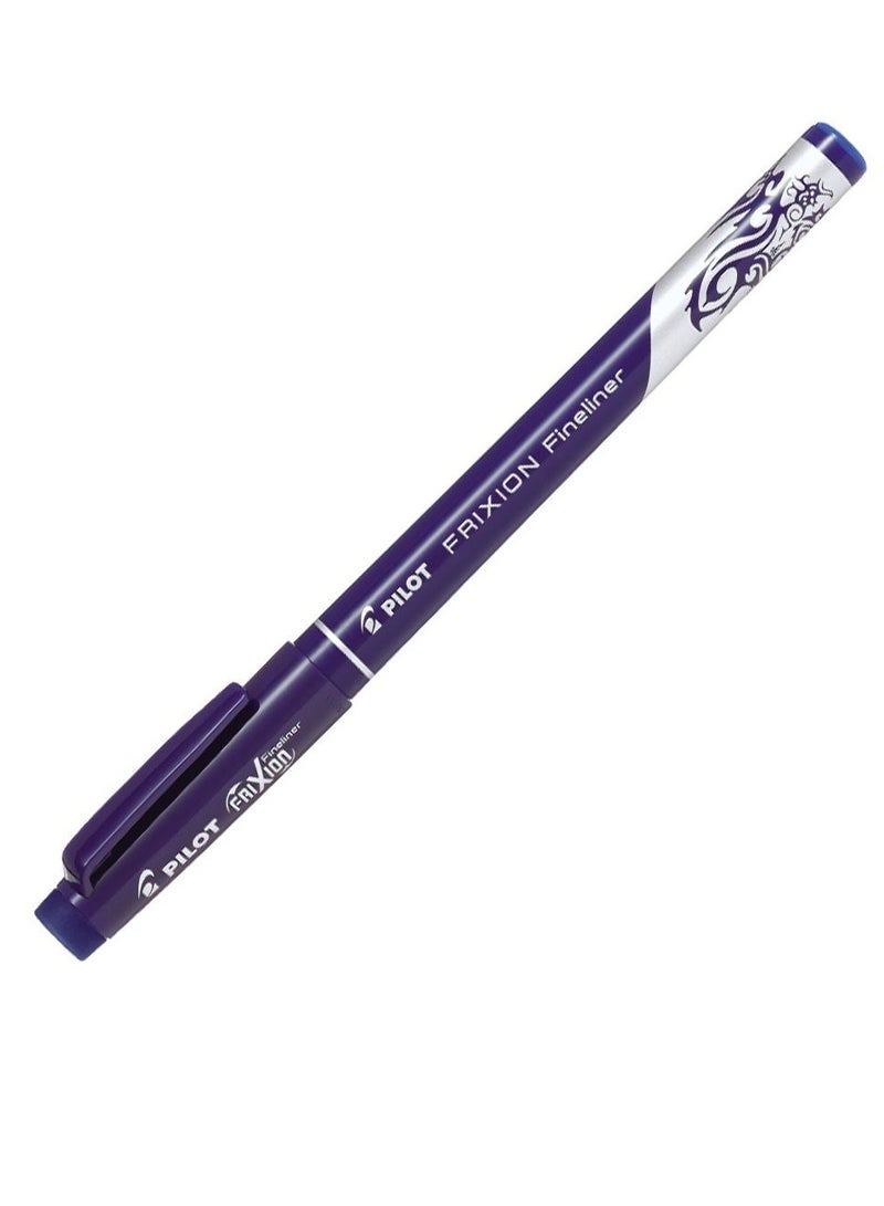 PILOT 3-Piece Frixion Erasable Fineliner Pen Blue Ink - Image 2