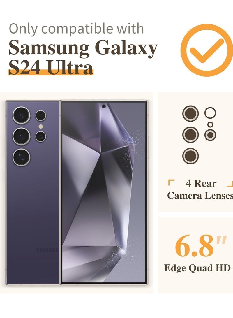 BORTONY Samsung S24 Ultra Case 5G Clear Anti-Scratch Bumper Soft Back Galaxy S24 Ultra Cover Slim and Soft TPU Full Coverage Drop Proof for Samsung S24 Ultra Case 6.8 inch - Image 2