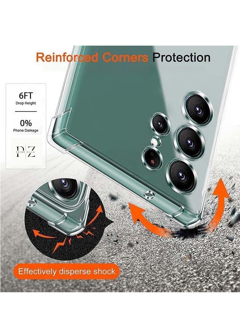 BORTONY Samsung S24 Ultra Case 5G Clear Anti-Scratch Bumper Soft Back Galaxy S24 Ultra Cover Slim and Soft TPU Full Coverage Drop Proof for Samsung S24 Ultra Case 6.8 inch - Image 3