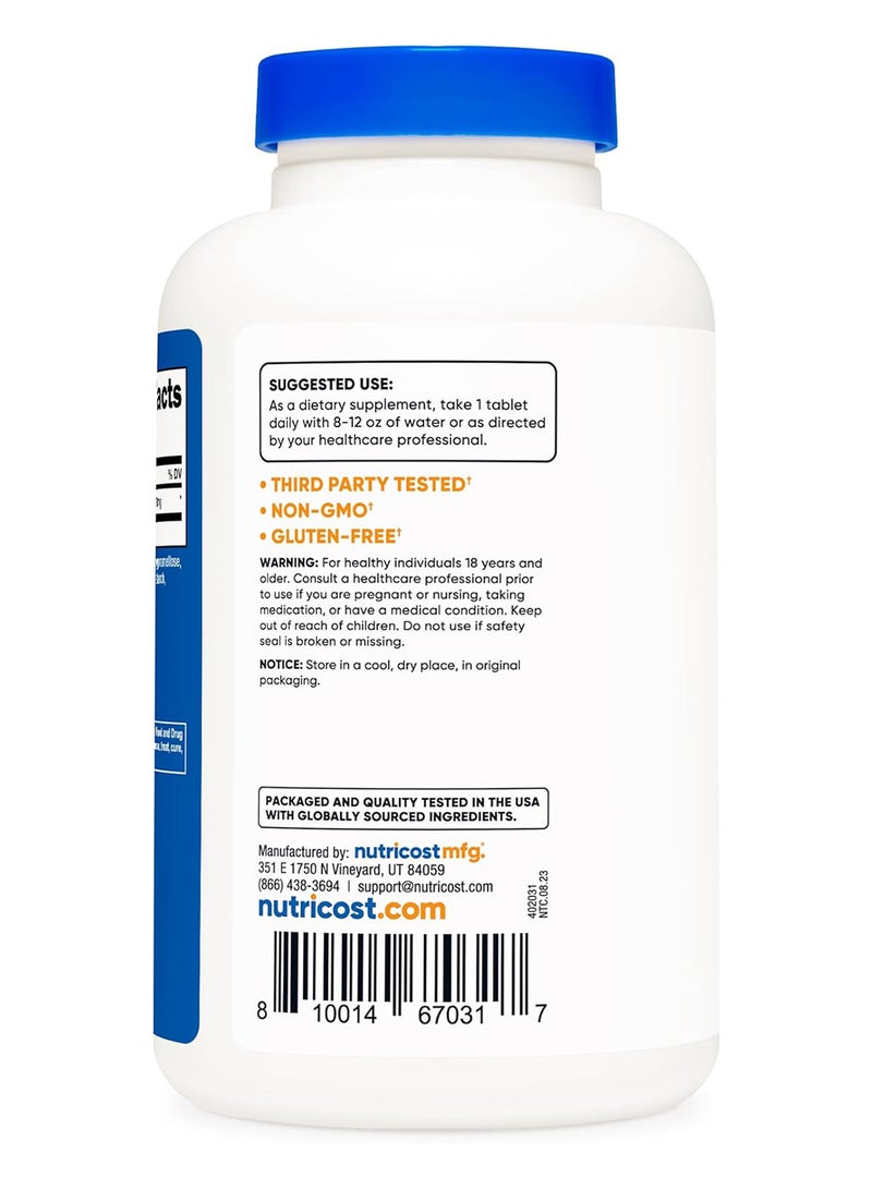 Nutricost أقراص لارجينين 1000 ملغ أحماض أمينية 150 قرص - Image 4
