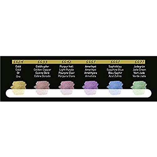 Finetec, Artist Pearlescent, F5600, Watercolor Paint, Assorted Pearlescent Colors - 24 Color Set - Image 3