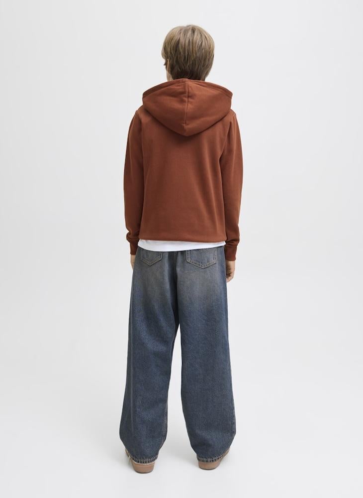 Jack & Jones Junior Kids Jjecaleb Varsity Hoodie - Image 2