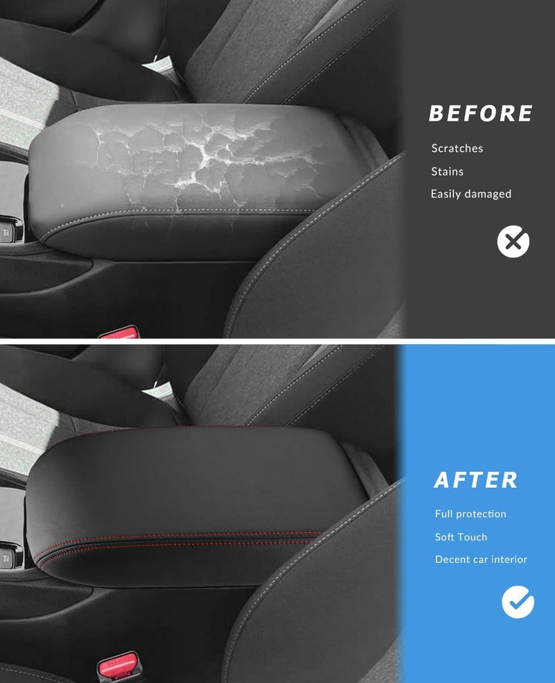 INTGET Leather Armrest Cover for Honda Accord - Image 2