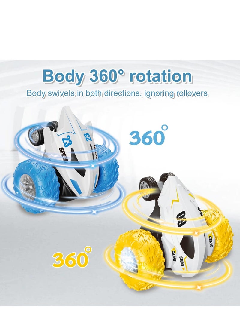 لعبة سيارة ، خمس حركة طويات ، عجلات ملونة ، سيارة لعبة ريموت مع إضاءة ألوان متعدده - Image 3