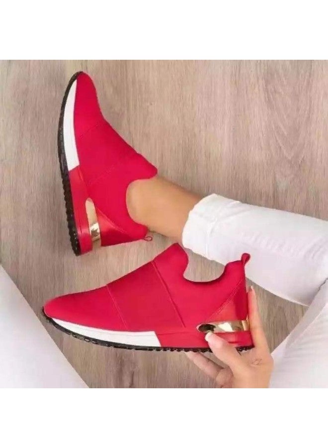 Breathable Large Size Women's Shoes Spring And Autumn New Mesh Sports Casual Women's Shoes Lightweight Sneakers