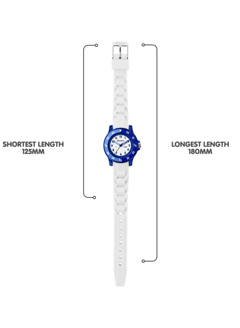 Tikkers  Tikkers White Silicone strap Timer Teacher Watch for Men | Best Price UAE