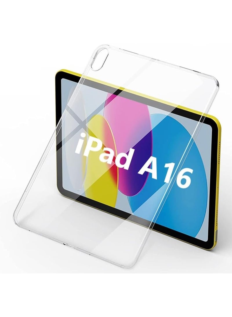 Muzz Flexi Slim Gel Case for Apple iPad 11-inch (2025), 10.9-inch (2022), Clear, Anti Scrach, Silicone (Clear Classic) - Image 1