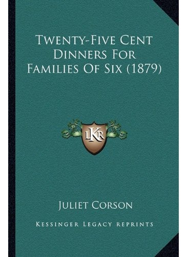 Twenty-Five Cent Dinners for Families of Six (1879)  - Image 4