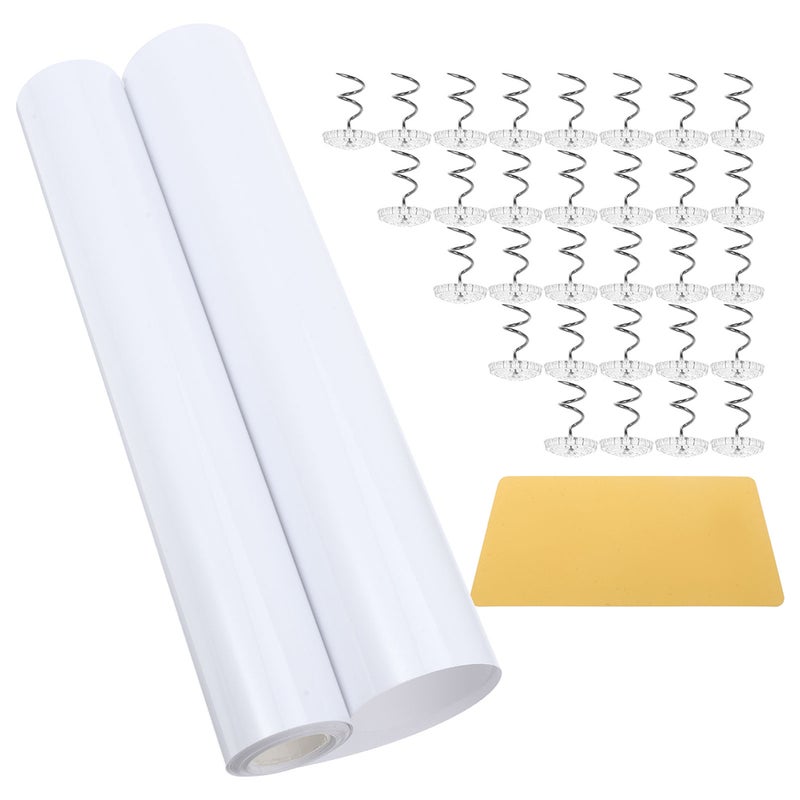 1 Roll Cat Scratch Furniture Protector Adhesive Anti-scratch Furniture Protector with Pins - Image 1