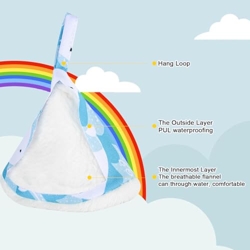 YSSPPOY 12 Pcs Peepeeteepe for Baby Boy, Reusable Pee Peep Teepee Baby Boy with Hang Loop(6 Patterns) - Image 3