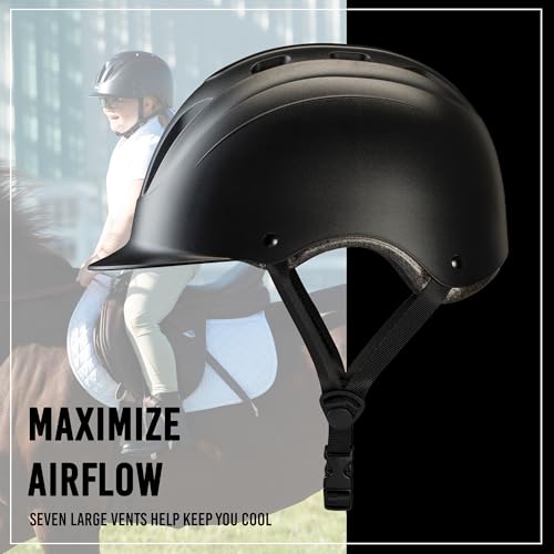 Troxel Sport 2.0 Injection Molded Horse Riding Helmet, Lightweight Adjustable Design, Safety Horseback Riding Gear - Image 4