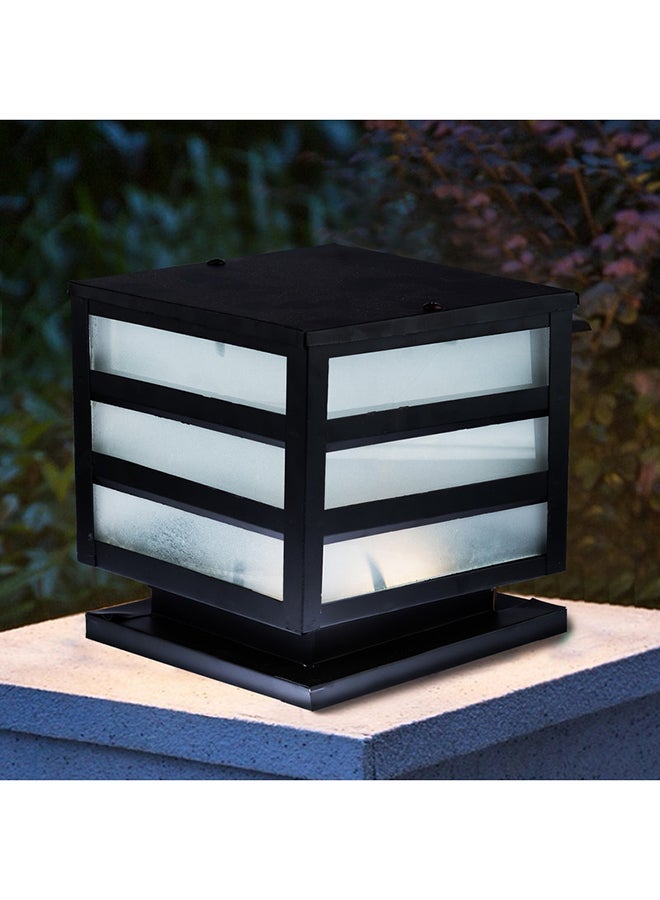 El Rawda Lighting Garden Lantern - 1 Light | Outdoor Wall Lantern Lighting - Black 20x20x21 cm - Image 2