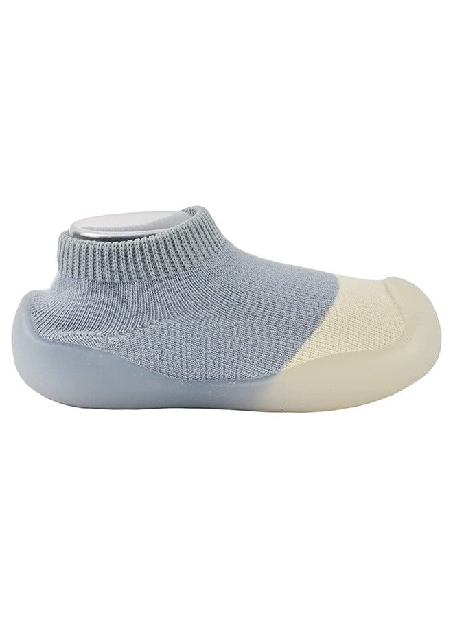 TS WITH TECHSUN Walking Baby Sneakers Floor Socks Plain Cotton Lightweight Soft Sole Casual Anti Slippery Shoes For Party, (20/21 (Sole (L) -12.5CM) (12-16 Months), Kids Shoe) - Image 5
