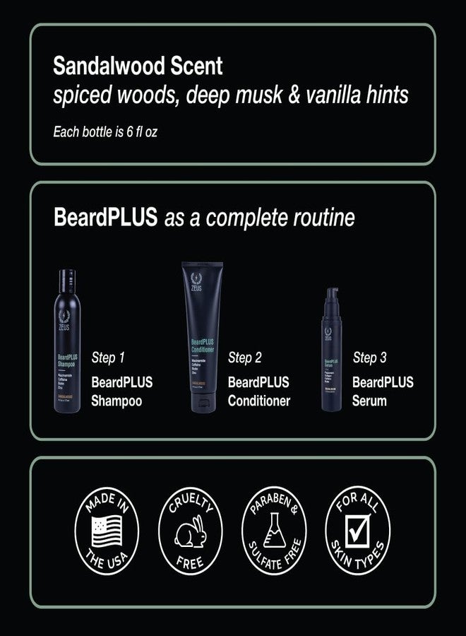ZEUS BeardPLUS Shampoo for Men, Premium Beard Wash for Enhanced Growth, Thicker & Stronger Facial Hair with Biotin & Caffeine (Made in USA) 6 oz. - Image 5