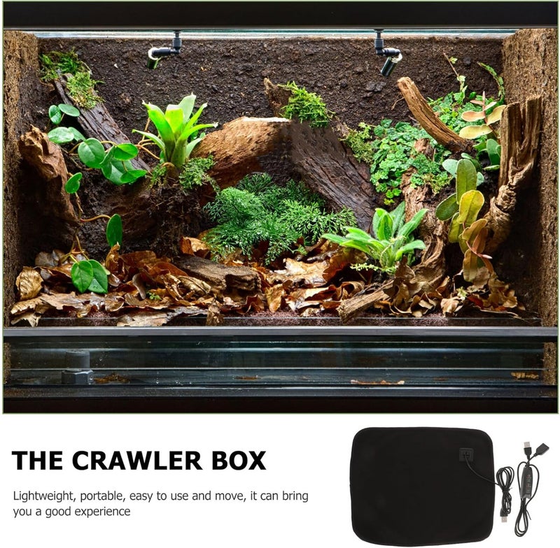 Didiseaon Multi-Function Reptile Heating Mat Temperature USB Powered Warming Pad for Turtles Lizards and Comfortable Pet Cushion for Cold Months - Image 5